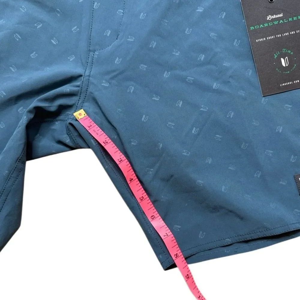 NWT Linksoul Stormer Board shorts Stargazer Blue size 31